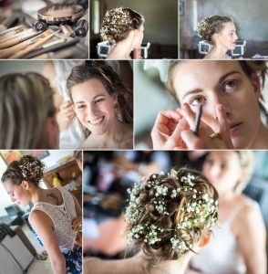 Préparatifs de la mariée
