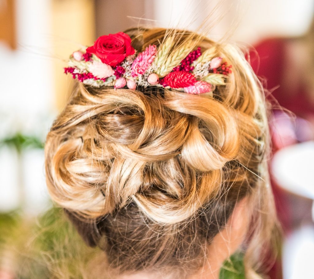 Jolie coiffure de mariage